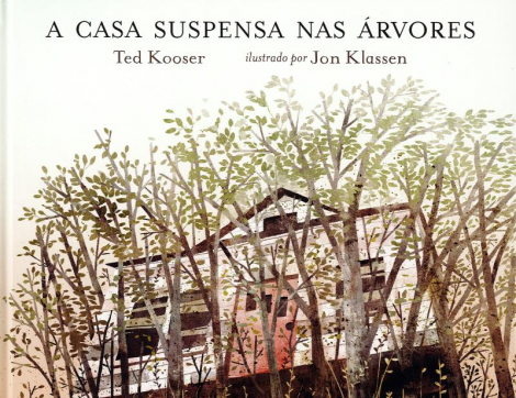 A casa suspensa nas árvores